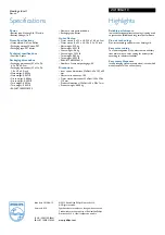 Preview for 2 page of Philips Zinc-air ZA13B6A Specifications