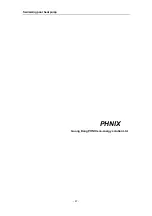 Предварительный просмотр 52 страницы PHNIX PASRW015 Technical Manual