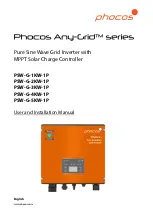 Phocos Any-Grid Series User And Installation Manual предпросмотр