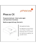 Preview for 3 page of Phocos CX10 User Manual