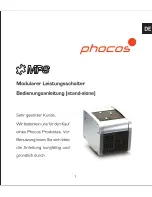 Preview for 4 page of Phocos MPS45 User Manual