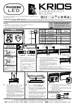 Phoebe LED KRIOS Blade Instruction Sheet preview