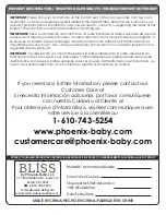 Preview for 10 page of Phoenix Baby Bliss Sova BA400 Series Manual