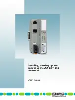 Preview for 1 page of Phoenix Contact AXC F 1050 User Manual