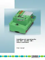 Предварительный просмотр 1 страницы Phoenix Contact ILC 330 Series User Manual