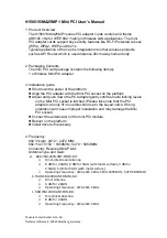 Preview for 1 page of Phoenix Contact MA25MP1 User Manual