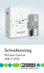 Phoenix Contact PLCnext AXC F 2152 Quick Start Manual preview