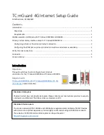 Preview for 1 page of Phoenix Contact TC mGuard 4G Series Internet Setup Manual
