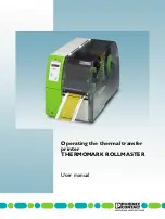Phoenix Contact THERMOMARK ROLLMASTER 300 User Manual preview