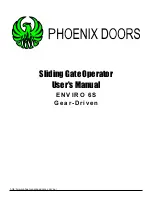 Phoenix Doors Enviro 6S User Manual preview