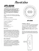 Phoenix Gold ATc8DM Owner'S Manual предпросмотр