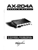 Предварительный просмотр 1 страницы Phoenix Gold AX-204A Owner'S Manual