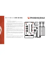 Предварительный просмотр 3 страницы Phoenix Gold Bass Cube 2.0 User Manual