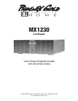 Preview for 1 page of Phoenix Gold MX1230 User Manual