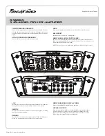 Предварительный просмотр 6 страницы Phoenix Gold RX1100.1 User Manual