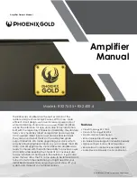 Preview for 1 page of Phoenix Gold RX2 400.4 Manual