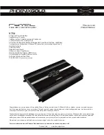 Preview for 1 page of Phoenix Gold Ryval V754 Product Manual