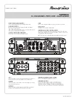 Предварительный просмотр 5 страницы Phoenix Gold SD1100.5 User Manual