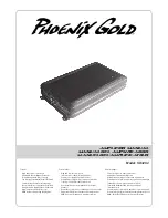 Phoenix Gold SD320.4 User Manual preview