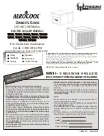 PHOENIX MANUFACTURING AEROCOOL TD3801 Owner'S Manual предпросмотр