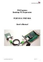 Phoenix Mecano HARTMANN ELECTRONIC PCIE101A User Manual preview