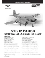 Предварительный просмотр 1 страницы Phoenix Model A26 INVADER EP Instruction Manual