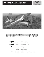 Предварительный просмотр 1 страницы Phoenix Model Boomerang 60 Instruction Manual