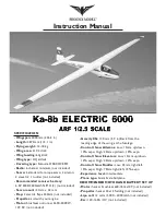 Предварительный просмотр 1 страницы Phoenix Model Ka-8b ELECTRIC 6000 Instruction Manual