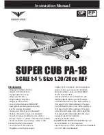 Phoenix Model PA-18 Super Cub Instruction Manual предпросмотр