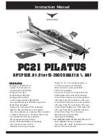 Предварительный просмотр 1 страницы Phoenix Model PC21 PILATUS Instruction Manual