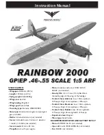 Предварительный просмотр 1 страницы Phoenix Model RAINBOW 2000 Instruction Manual