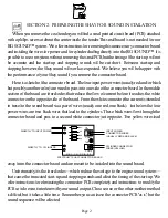 Preview for 4 page of Phoenix Sound Systems PHOENIX BIG SOUND Special Instructions For Installation And Use