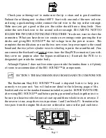 Preview for 7 page of Phoenix Sound Systems PHOENIX BIG SOUND Special Instructions For Installation And Use