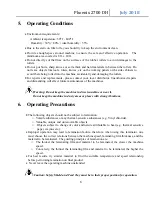 Preview for 6 page of Phoenix 2700-DH Operating Manual