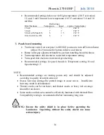 Предварительный просмотр 14 страницы Phoenix 2700-DHP Operating Manual