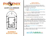 Preview for 1 page of Phoenix ACRYLICARRIER LARGE Assembly Instructions