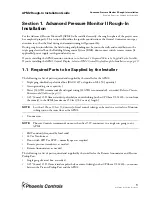 Preview for 5 page of Phoenix Advanced pressure monitor II Installation Manual