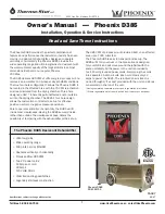 Preview for 1 page of Phoenix D385 Owner'S Manual