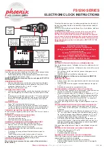 Phoenix FS1290 Series Instructions preview