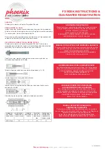 Предварительный просмотр 3 страницы Phoenix FS1920K Instructions & Guarantee Registration