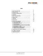 Preview for 3 page of Phoenix Gyro 1014 Operating And Service Manual