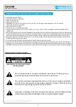 Предварительный просмотр 2 страницы Phoenix ILA-1000 Instruction Manual