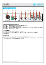 Предварительный просмотр 10 страницы Phoenix ILA-1000 Instruction Manual