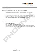 Preview for 12 page of Phoenix MELANGE 5L Operating And Service Manual