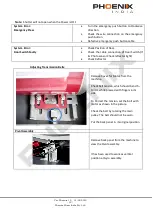 Preview for 19 page of Phoenix MELANGE Operating And Service Manual