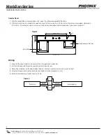 Preview for 2 page of Phoenix Meridian Series Installation Instructions