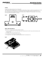 Preview for 3 page of Phoenix Meridian Series Installation Instructions