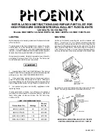 Phoenix MSD 50HPS-120 Installation Instructions And Parts List preview