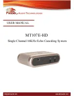 Phoenix MT107E-HD User Manual предпросмотр