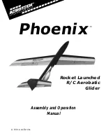 Phoenix R/C Aerobatic Glider Assembly And Operation Manual предпросмотр